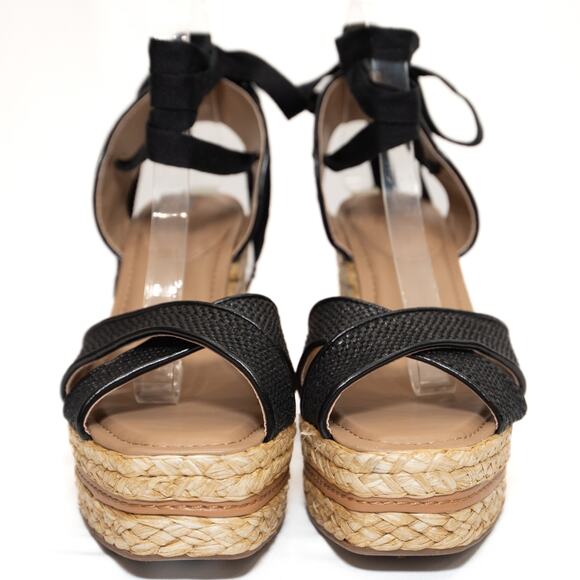 Sam Edelman Vaughn Espadrille Wedge Sandals Size 10 - Picture 2 of 9